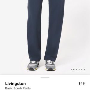 Navy Figs scrub pants